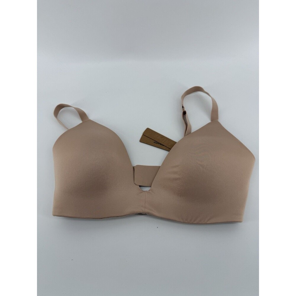 SKIMS Women's Wireless Form T-Shirt Bra Mica Tan BR-WRL-1889 Size 34DD NEW